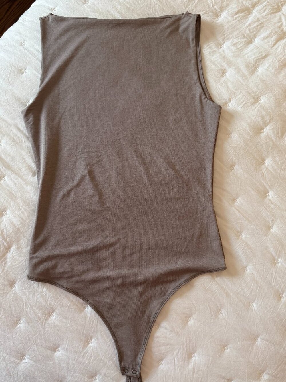 Abercrombie and Fitch Tan Bodysuit, Medium